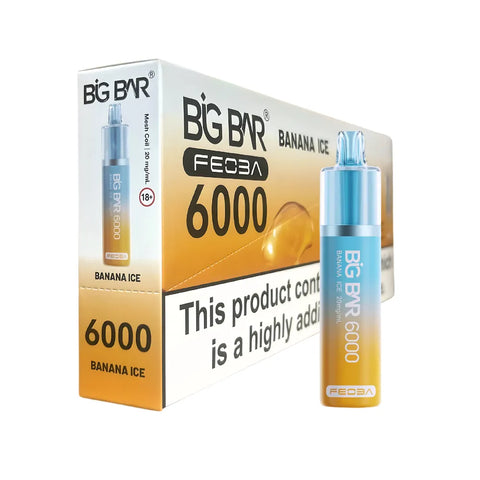 Box Of 5 - Feoba Big Bar 6000 - Disposable Vape