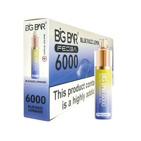 Box Of 5 - Feoba Big Bar 6000 - Disposable Vape