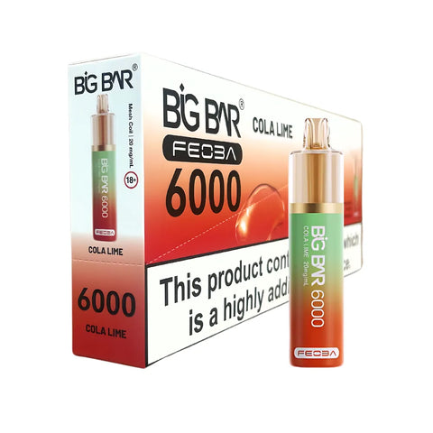 Box Of 5 - Feoba Big Bar 6000 - Disposable Vape