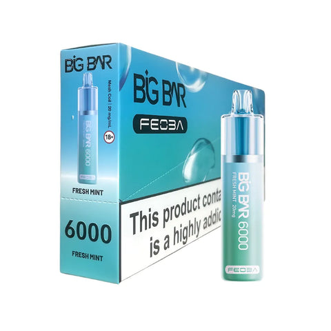 Box Of 5 - Feoba Big Bar 6000 - Disposable Vape