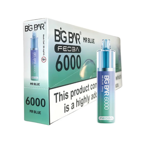 Box Of 5 - Feoba Big Bar 6000 - Disposable Vape