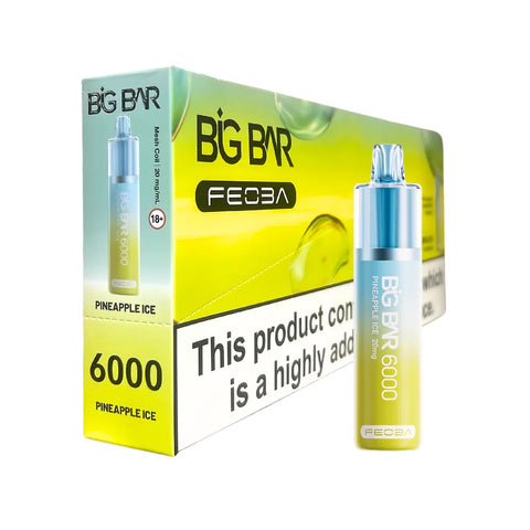 Box Of 5 - Feoba Big Bar 6000 - Disposable Vape