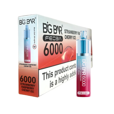 Box Of 5 - Feoba Big Bar 6000 - Disposable Vape