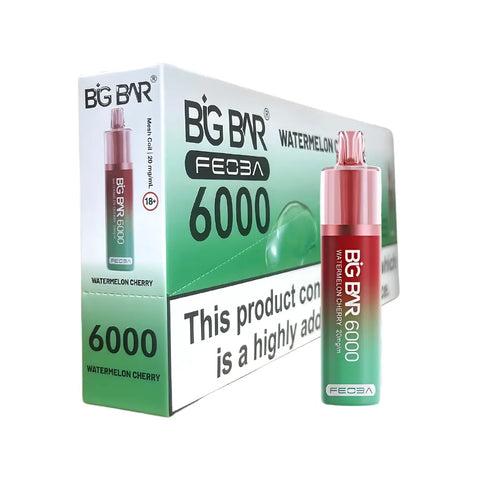 Box Of 5 - Feoba Big Bar 6000 - Disposable Vape