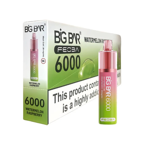 Box Of 5 - Feoba Big Bar 6000 - Disposable Vape