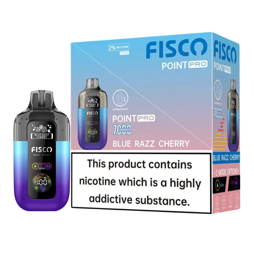 Box Of 5 - Fisco Point Pro 7000 - Disposable Vape