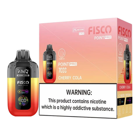 Box Of 5 - Fisco Point Pro 7000 - Disposable Vape