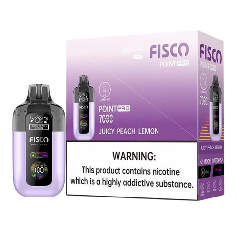 Box Of 5 - Fisco Point Pro 7000 - Disposable Vape