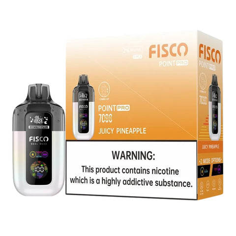 Box Of 5 - Fisco Point Pro 7000 - Disposable Vape