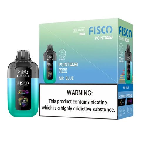 Box Of 5 - Fisco Point Pro 7000 - Disposable Vape