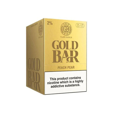 Box Of 10 - Gold Bar - Disposable Vape