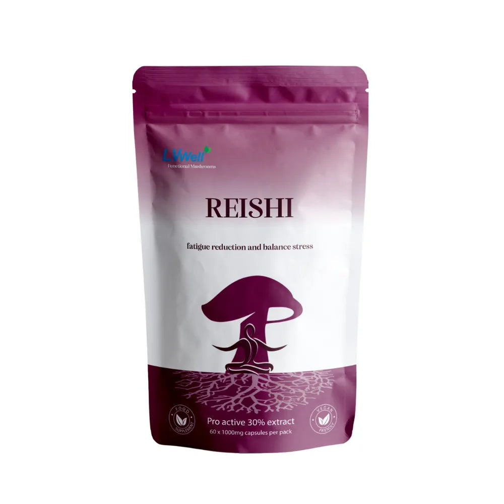 LVWell - Reishi Mushroom Capsules - 60 Capsules