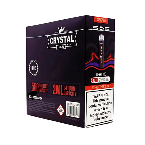 Box Of 10 - SKE Crystal Bar - Disposable Vape