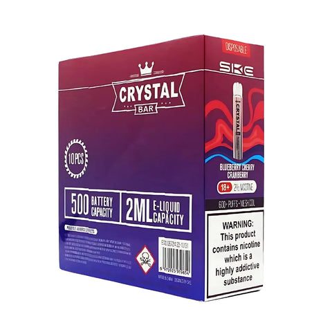 Box Of 10 - SKE Crystal Bar - Disposable Vape