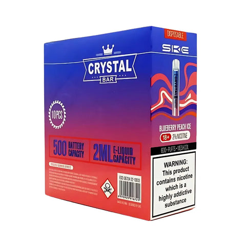 Box Of 10 - SKE Crystal Bar - Disposable Vape