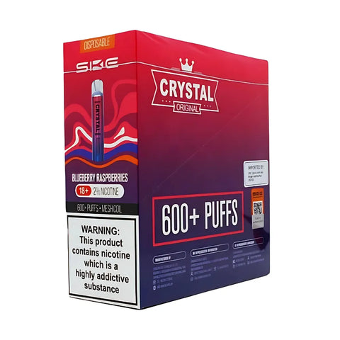 Box Of 10 - SKE Crystal Bar - Disposable Vape