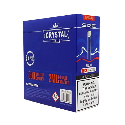 Box Of 10 - SKE Crystal Bar - Disposable Vape