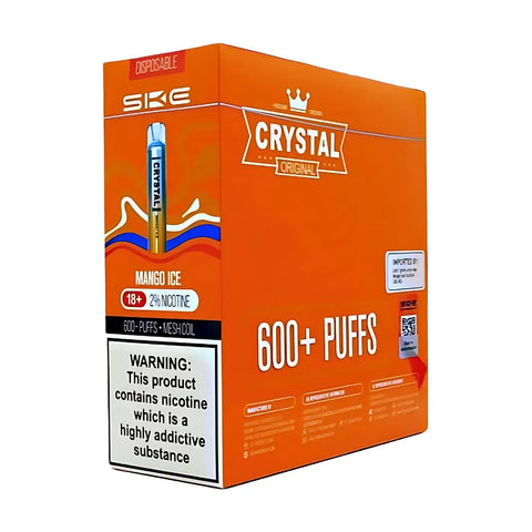 Box Of 10 - SKE Crystal Bar - Disposable Vape