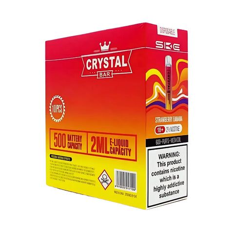 Box Of 10 - SKE Crystal Bar - Disposable Vape