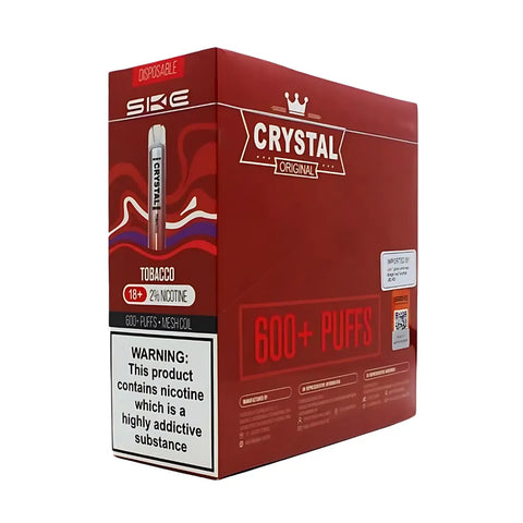 Box Of 10 - SKE Crystal Bar - Disposable Vape