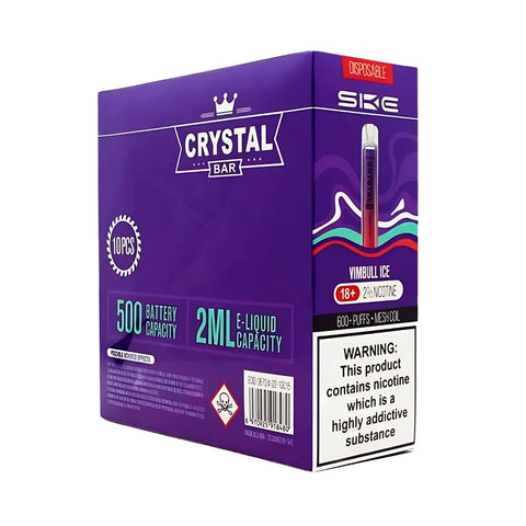 Box Of 10 - SKE Crystal Bar - Disposable Vape