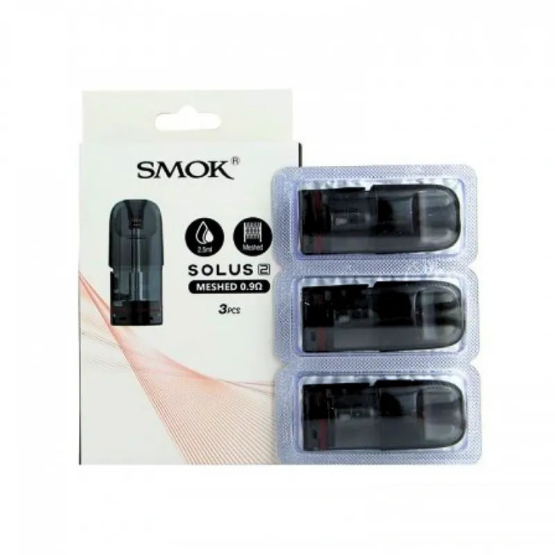 Smok Solus 2 Meshed 0.9ohm pod 3pcs