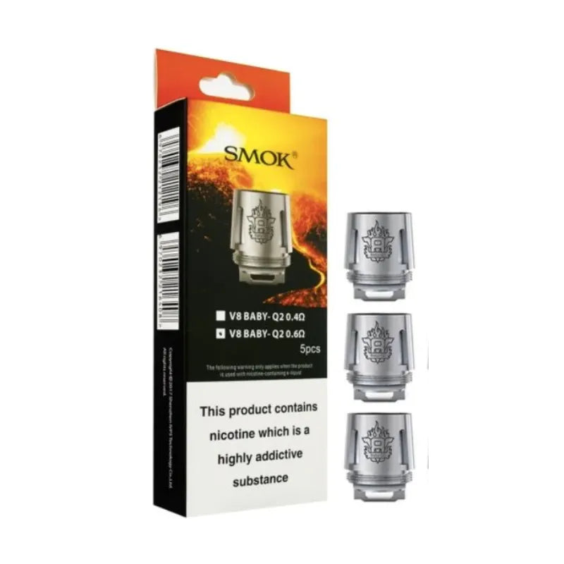 Smok V8 Q2 0.6Ohm Coils  - Pack of 5