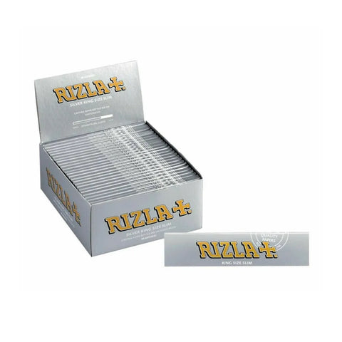 Papers - Silver Rizla King Size Rolling Papers - 50 Packs