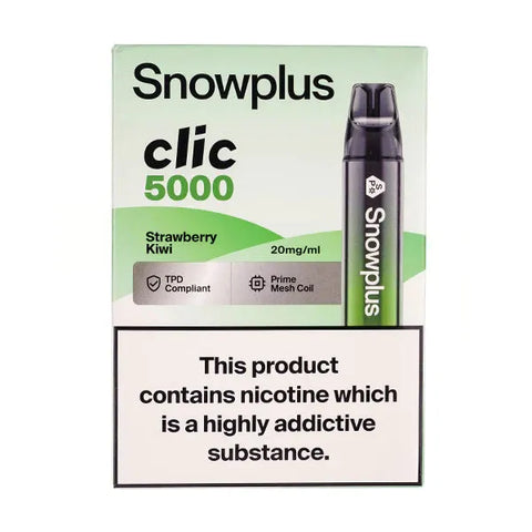 Box Of 5 - Snowplus Clic 5000 - Disposable Vape