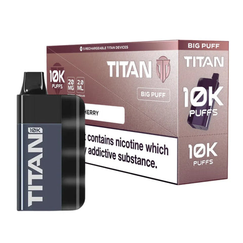 Box Of 5 - TITAN 10k - Disposable Vape