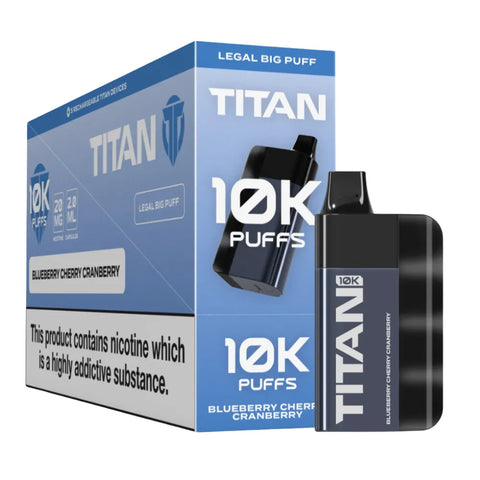 Box Of 5 - TITAN 10k - Disposable Vape