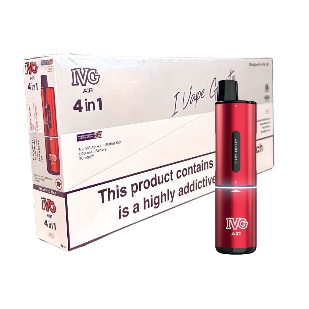 Box Of 5 - IVG Air 4 in 1 - Disposable Vape