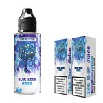 Ice Bar Juice Shortfill + 2 10ml - blue sour razz