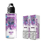 Ice Bar Juice Shortfill + 2 10ml - grape ice