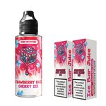 Ice Bar Juice Shortfill + 2 10ml - Strawberry Razz Cherry Ice