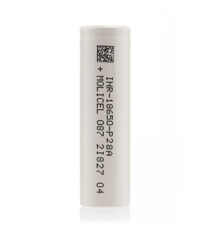 2 x Molicell 18650 P28a Li-Ion Battery - 2800mah