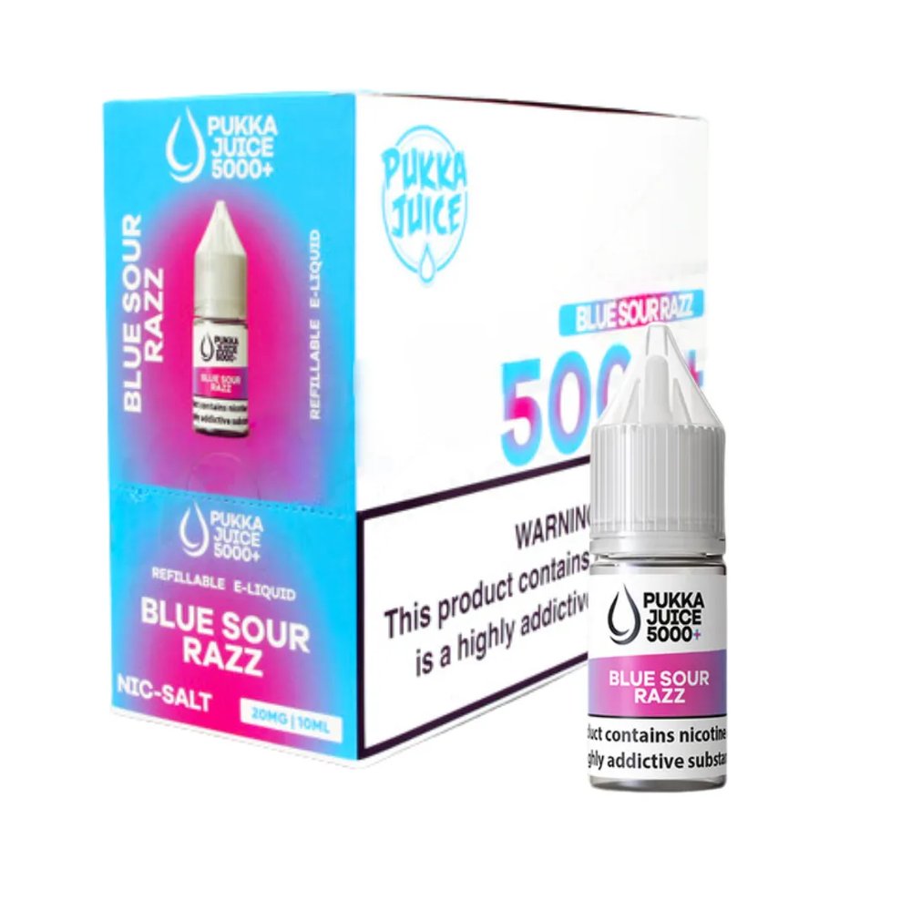 Box Of 10 - Pukka 5000+ - E-liquid 10ml Nic Salts