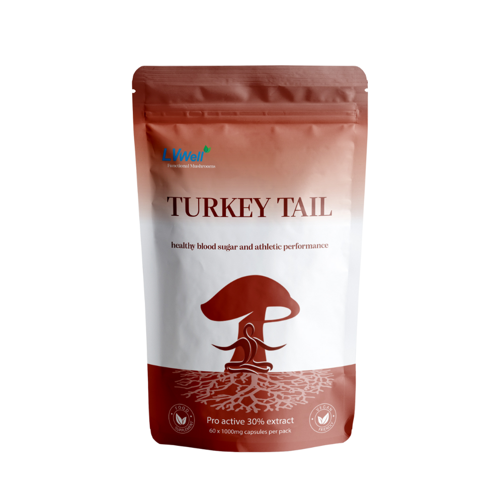 LVWell - Turkey Tail Mushroom Capsules - 60 Capsules