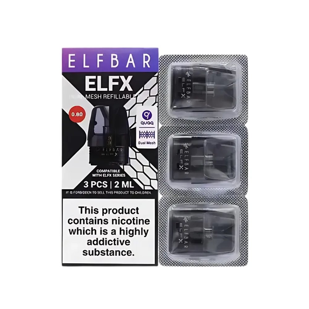 Elfx Replacement Pods -  0.4ohm to 1.2ohm